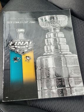 NHL Stanley Cup Final Program - Black, Silver, Teal, Yellow